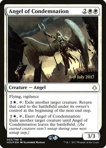 Ángel de la condenación [Promociones de presentación de La hora de la devastación] 