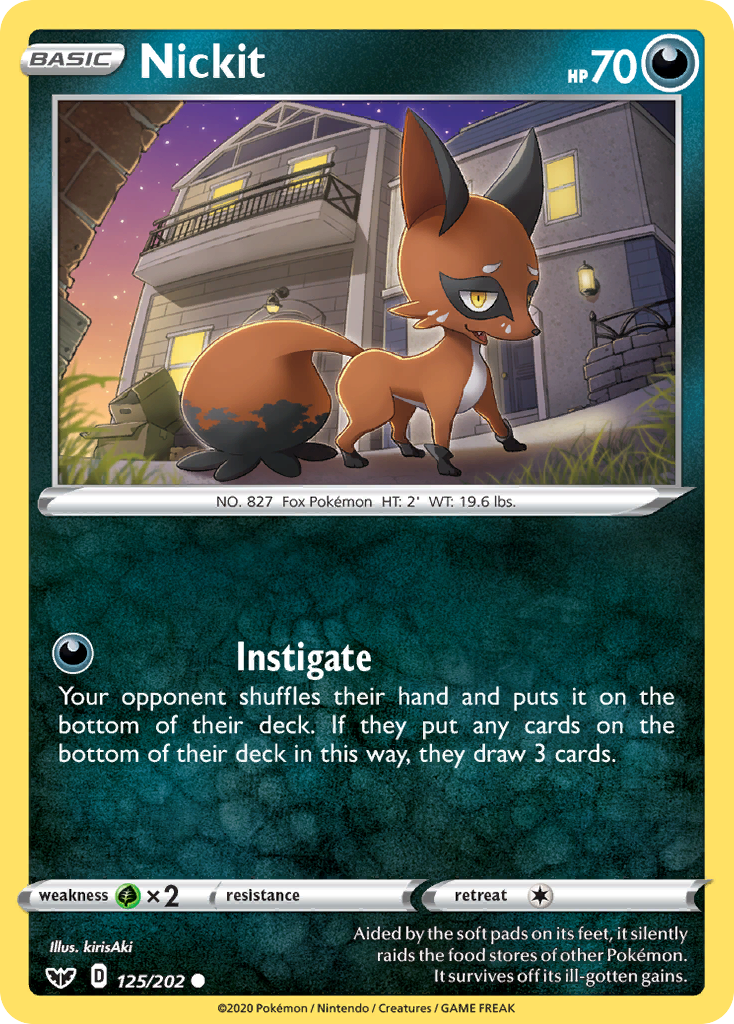 Nickit (125/202) [Espada y escudo: conjunto básico] 