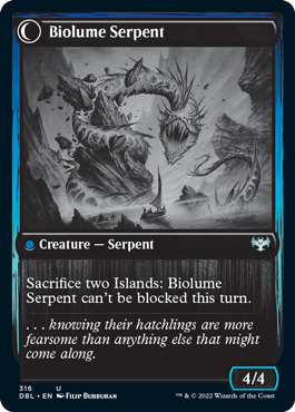 Huevo de Biolume // Serpiente de Biolume [Innistrad: función doble] 