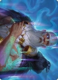 Tarjeta artística Alrund, dios del cosmos [Serie de arte Kaldheim] 