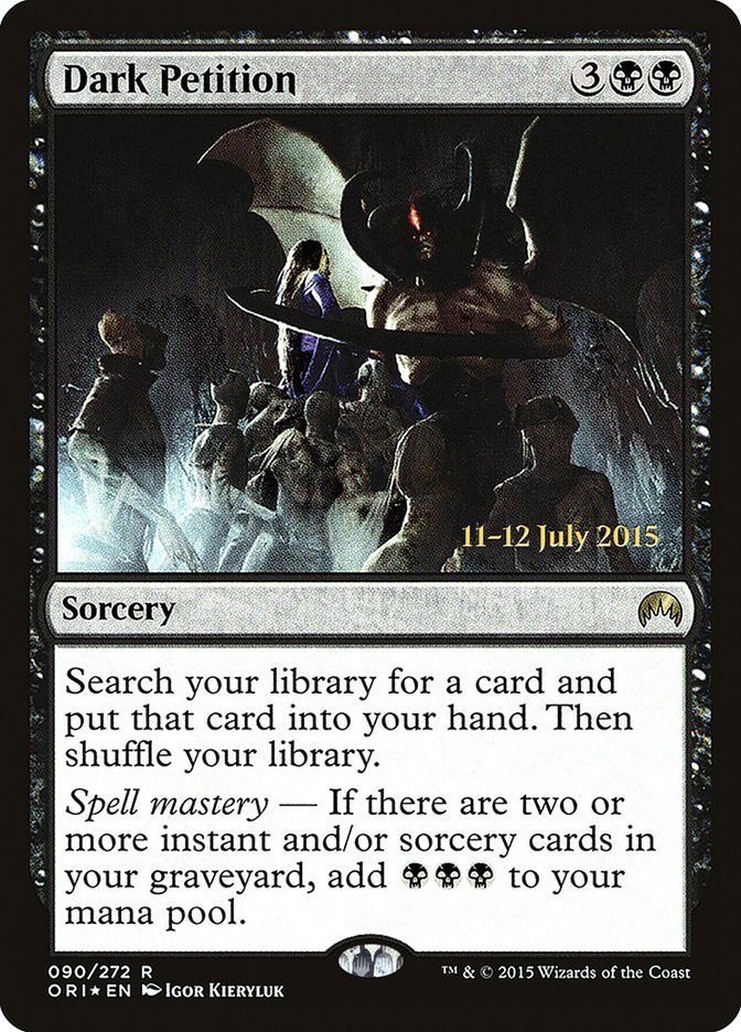 Dark Petition [Promociones de presentación de Magic Origins] 