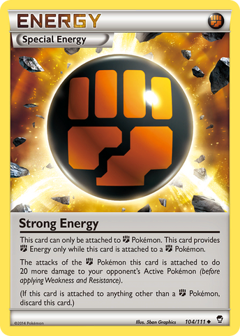 Energía fuerte (104/111) [XY: Puños furiosos] 
