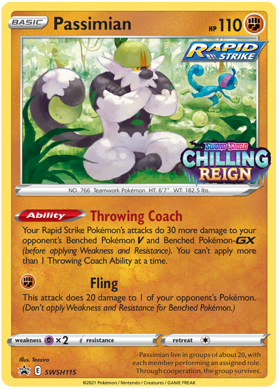 Passimian (SWSH115) [Espada y escudo: Promociones de Black Star] 