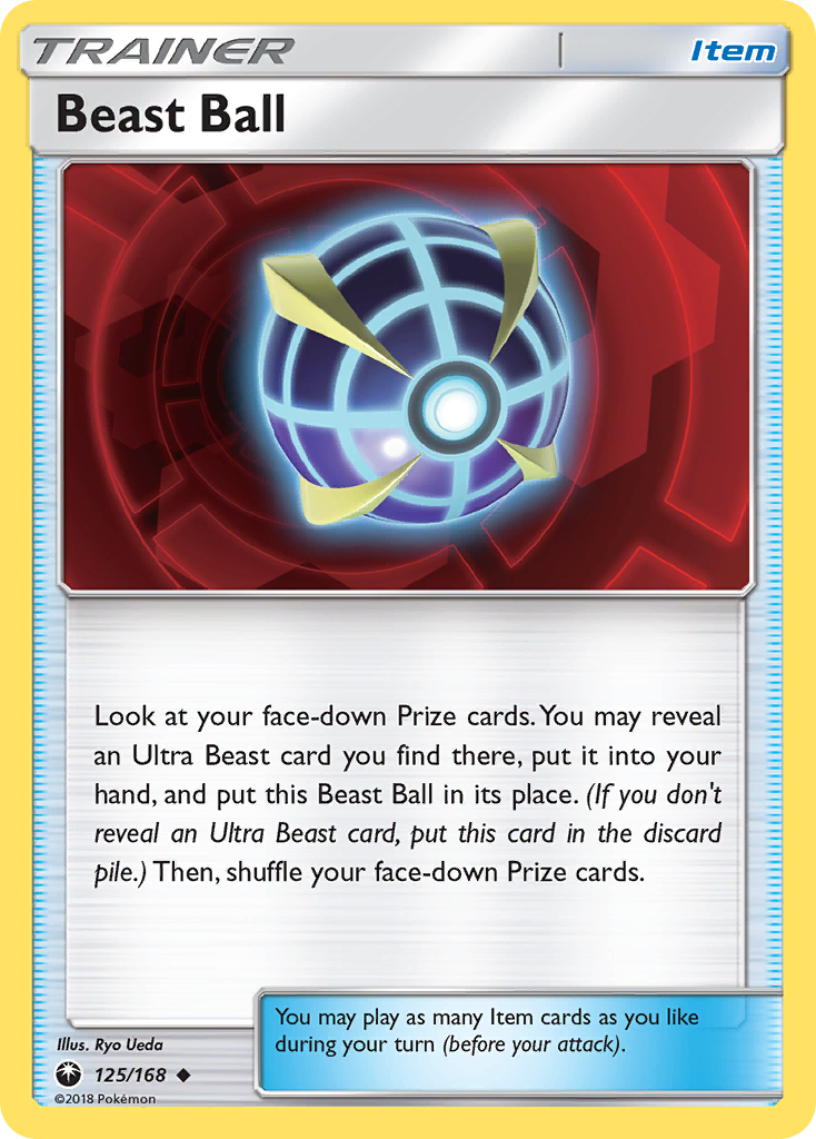 Beast Ball (125/168) [Sol y Luna: Tormenta Celestial] 