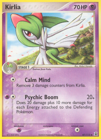 Kirlia (47/113) [EX: Especie Delta] 