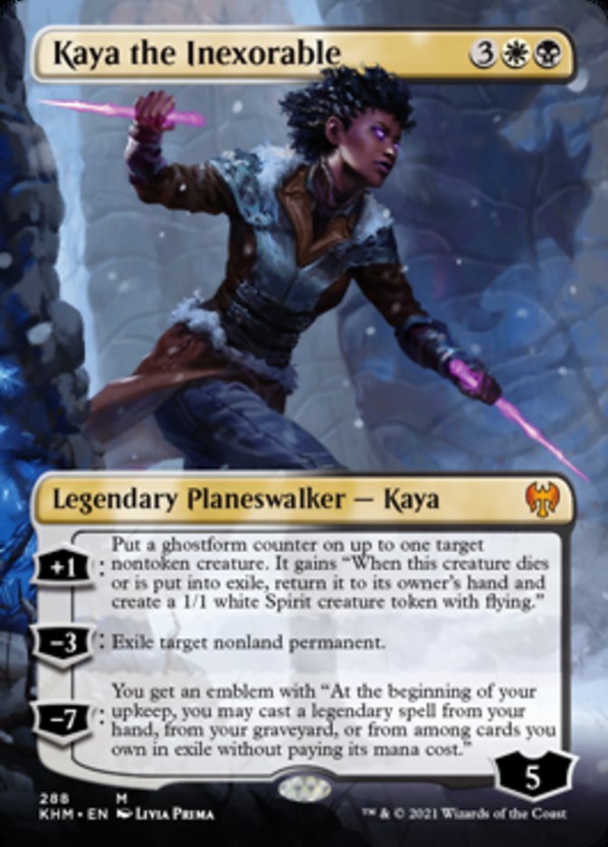 Kaya la Inexorable (Sin fronteras) [Kaldheim] 