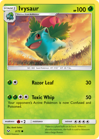 Ivysaur (2/73) [Sol y Luna: Leyendas Brillantes] 