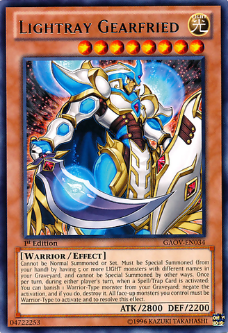 Lightray Gearfried [GAOV-EN034] Raro 