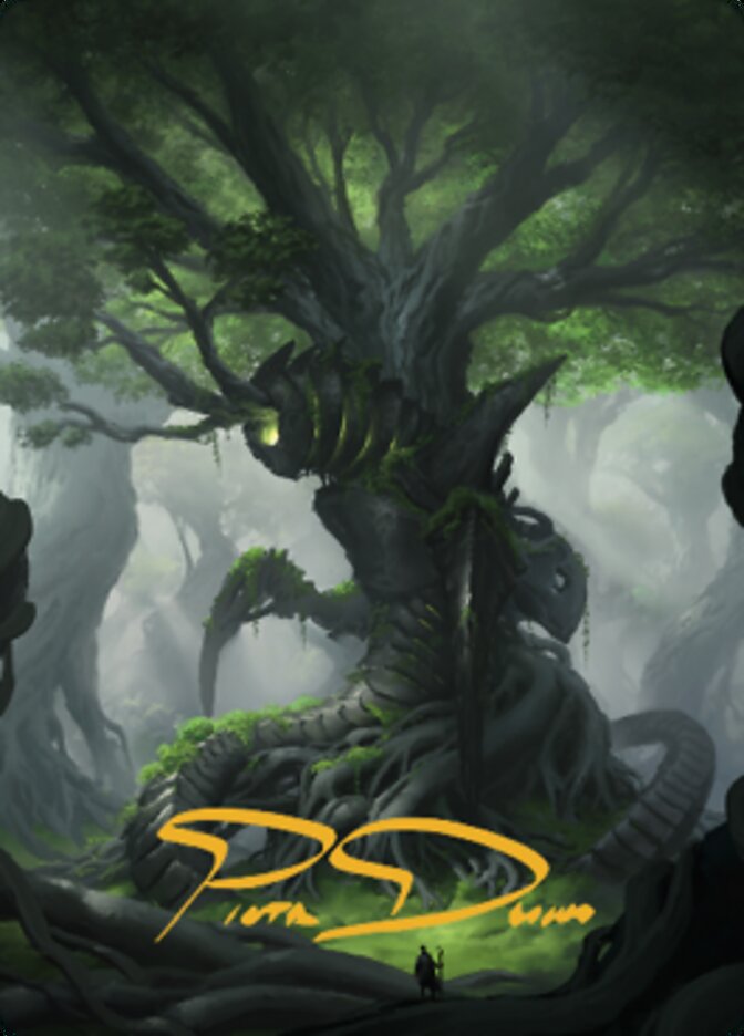 Tarjeta de arte forestal (firma estampada en oro) [Serie de arte de guerra de los hermanos] 