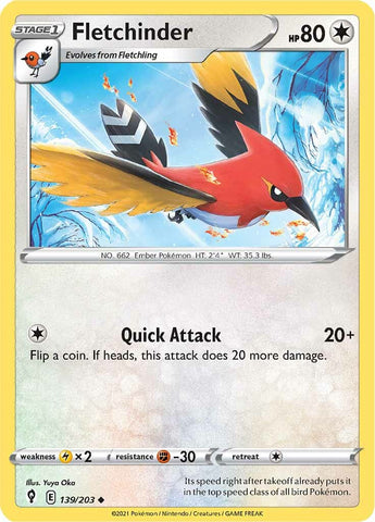 Fletchinder (139/203) [Espada y escudo: cielos en evolución] 