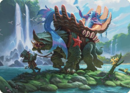 Tarjeta de arte Vodalian Mindsinger [Serie de arte Dominaria United] 
