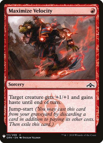 Maximizar la velocidad [Mystery Booster] 