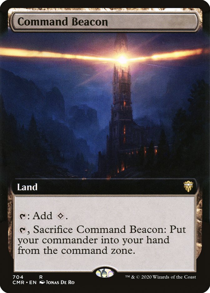 Baliza de comando (arte extendido) [Commander Legends] 