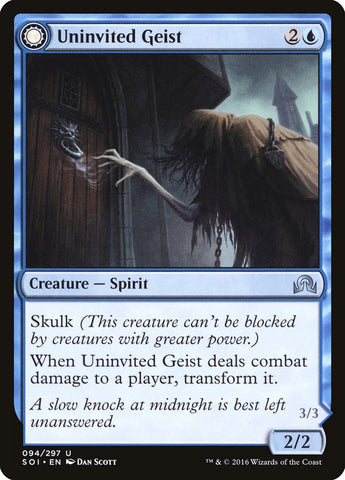 Geist no invitado // Intruso sin obstáculos [Sombras sobre Innistrad] 