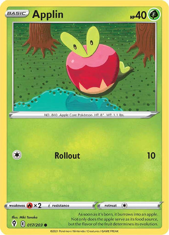 Applin (017/203) [Espada y escudo: cielos en evolución] 