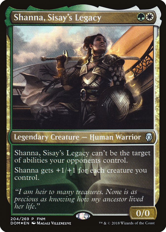 Shanna, el legado de Sisay (FNM) [Dominaria Promos] 