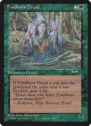 Fyndhorn Druida (Llamas Azules) [Alianzas] 