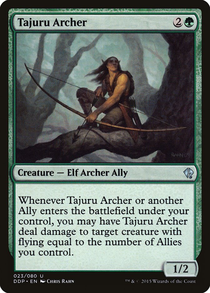 Tajuru Archer [Mazos de duelo: Zendikar contra Eldrazi] 