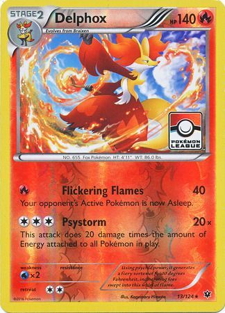 Delphox (13/124) (Promoción de liga) [XY: Destinos en colisión]