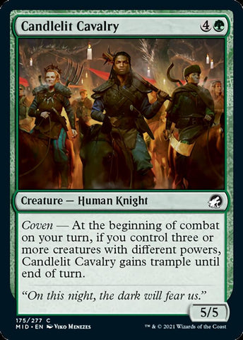 Caballería a la luz de las velas [Innistrad: Caza de medianoche] 