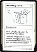 Pila de papeleo (edición 2021) [Tarjetas de prueba de juego Mystery Booster] 