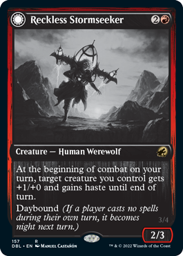 Buscatormentas imprudente // Asesino cargado de tormenta [Innistrad: función doble] 