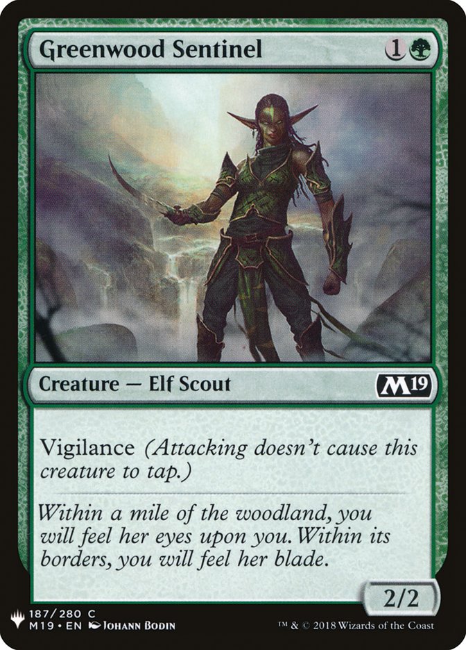 Greenwood Sentinel [potenciador misterioso] 