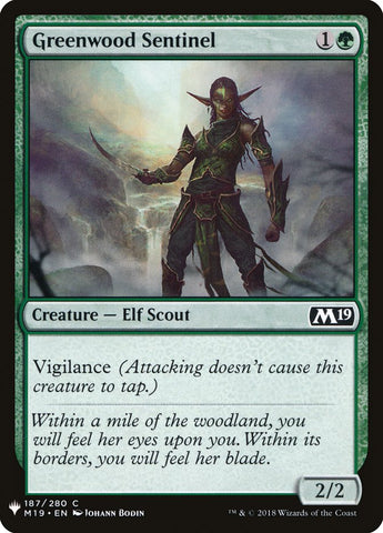 Greenwood Sentinel [potenciador misterioso] 