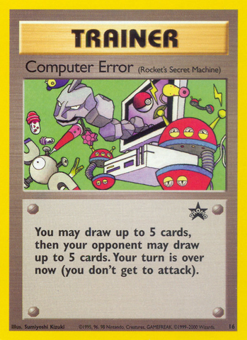 Error de computadora (16) [Wizards of the Coast: Black Star Promos] 