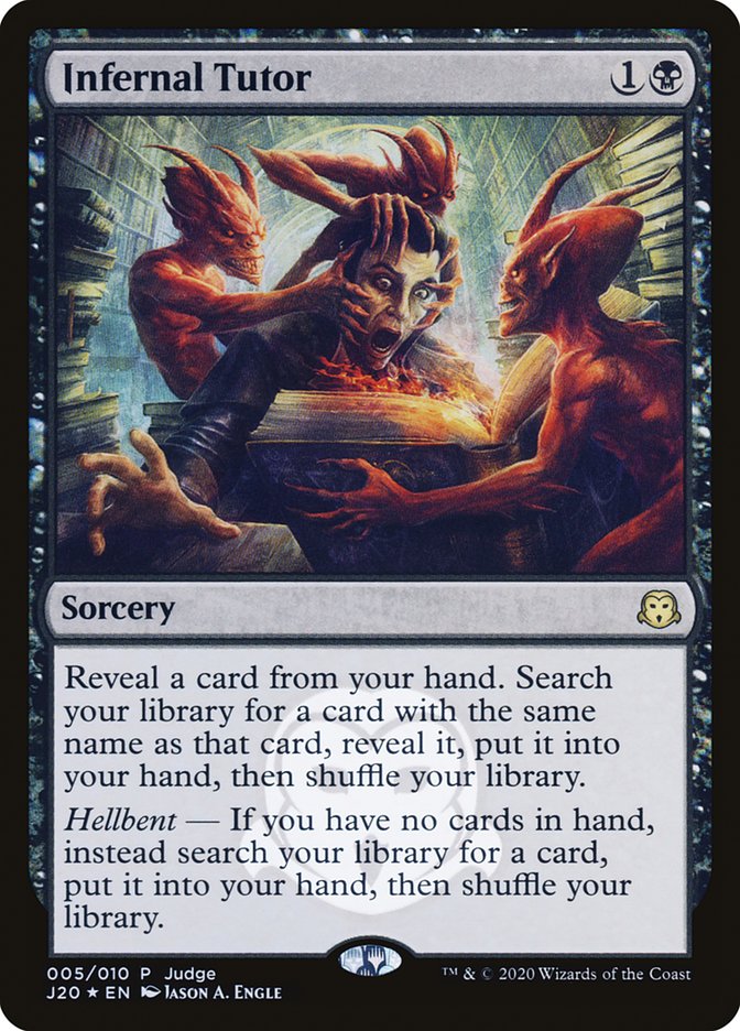 Tutor infernal [Tarjetas de regalo de juez 2020] 