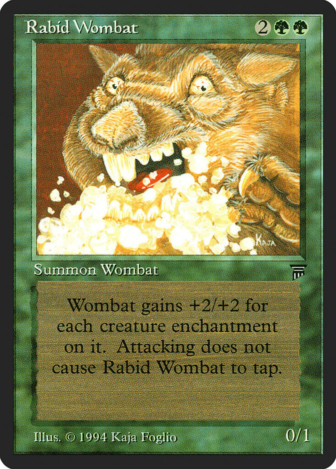 Wombat rabioso [Leyendas] 