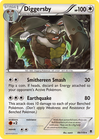 Diggersby (88/119) [XY: Fuerzas fantasma] 