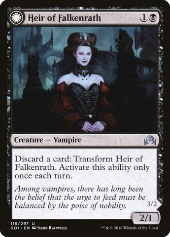 Heredero de Falkenrath // Heredero de la Noche [Sombras sobre Innistrad] 