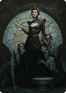 Tarjeta de arte Liliana del Velo [Serie de Arte Dominaria United] 