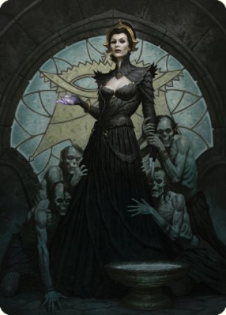 Tarjeta de arte Liliana del Velo [Serie de Arte Dominaria United] 
