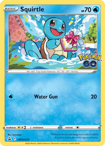 Squirtle (SWSH233) [Espada y escudo: Promociones de Black Star] 