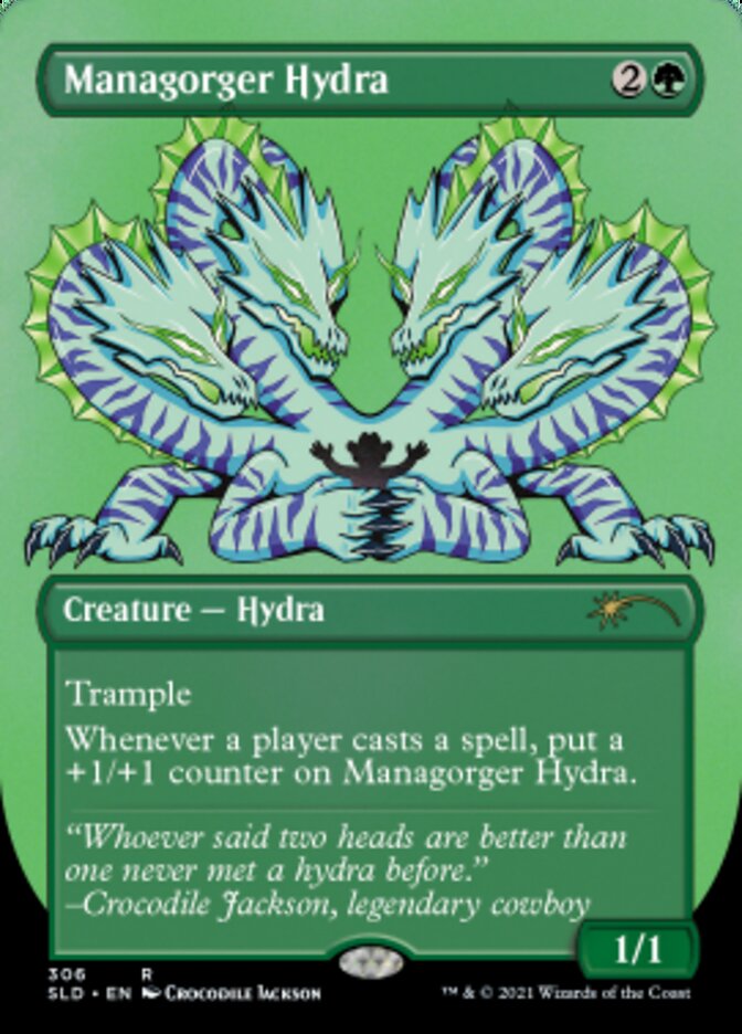 Managorger Hydra (sin fronteras) (grabado en aluminio) [Serie Secret Lair Drop] 