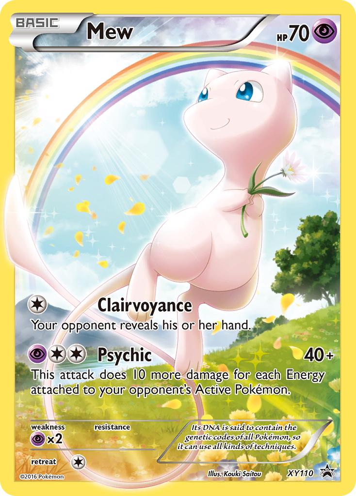 Mew (XY110) [XY: Promociones de Black Star] 