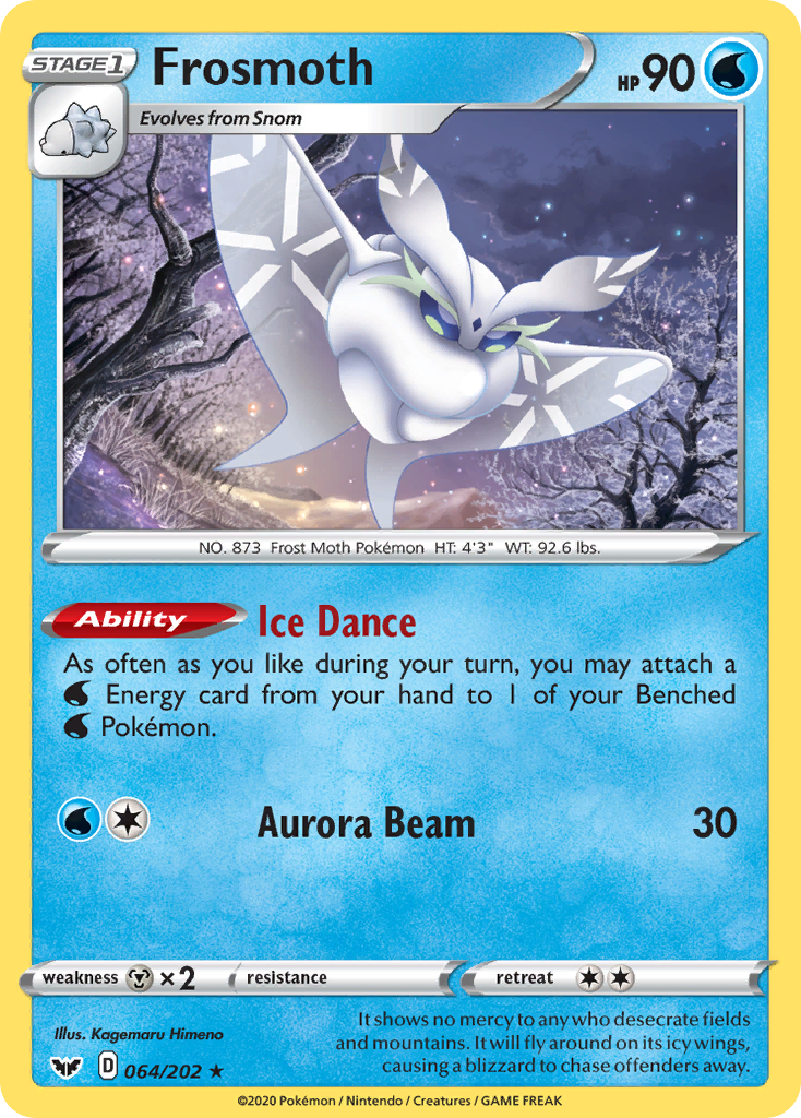 Frosmoth (064/202) (Exclusivo de la baraja temática) [Espada y escudo: Conjunto básico] 
