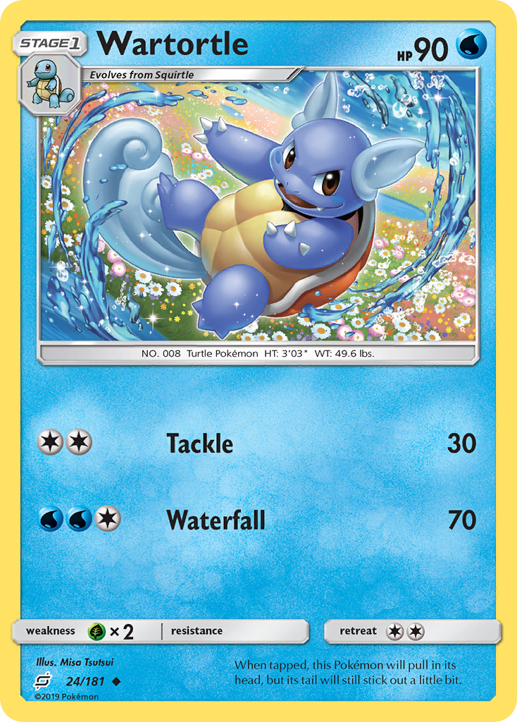 Wartortle (24/181) [Sol y Luna: forman equipo] 