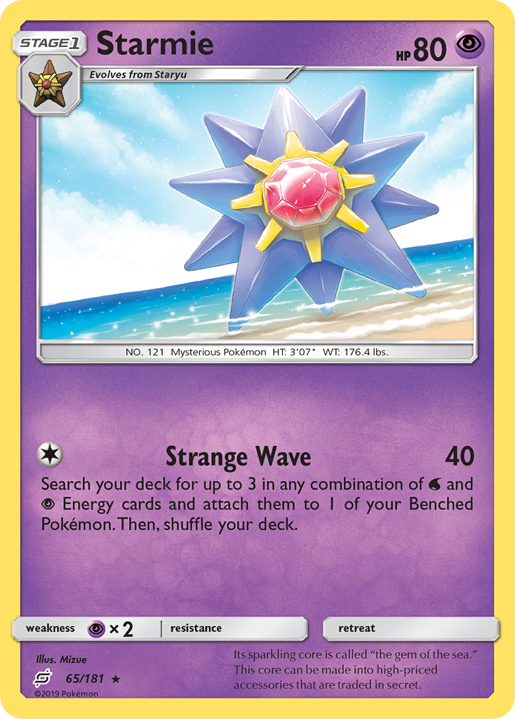 Starmie (65/181) [Sol y Luna: forman equipo] 