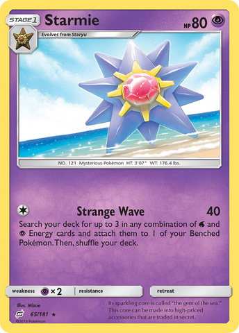 Starmie (65/181) [Sol y Luna: forman equipo] 