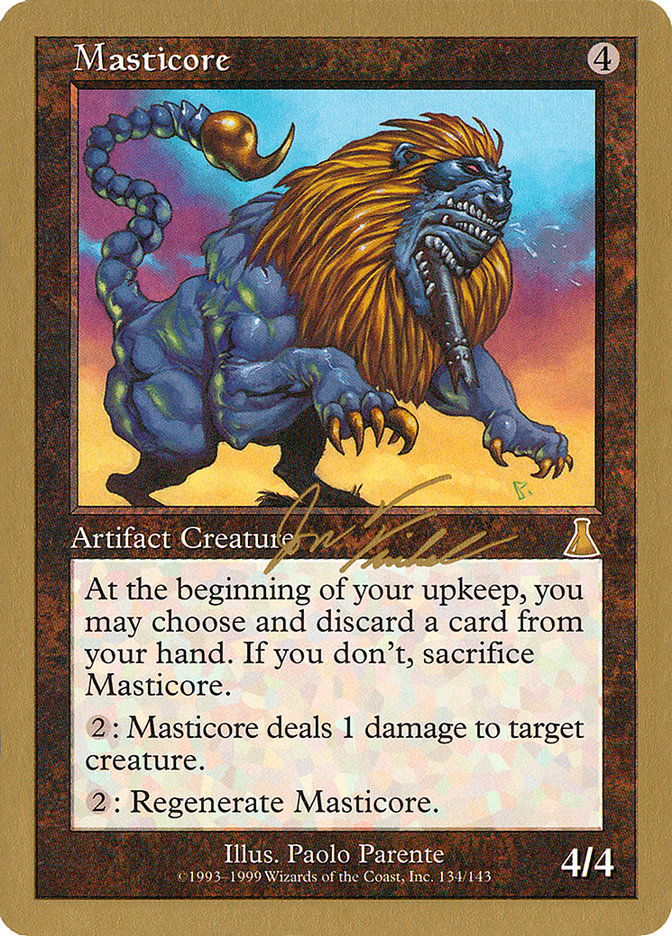 Masticore (Jon Finkel) [Mazos del Campeonato Mundial 2000] 