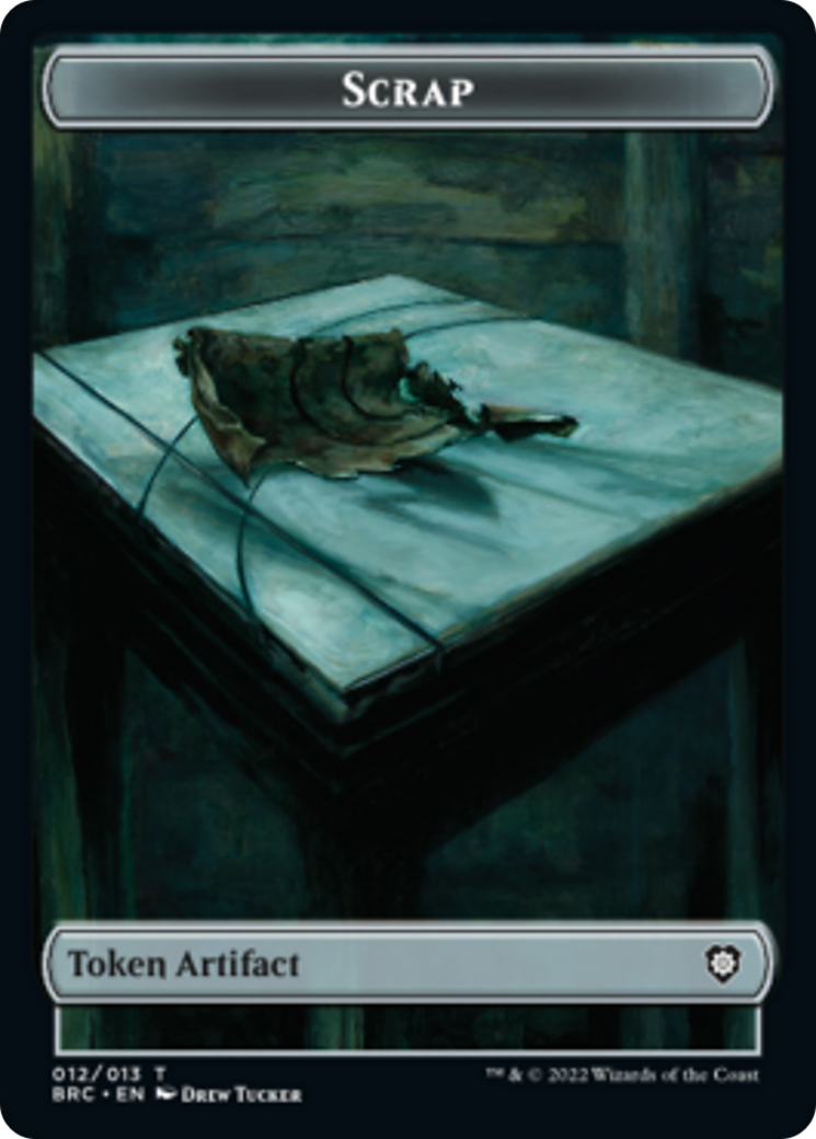 Chatarra // Ficha de doble cara Phyrexian Myr [Fichas de Comandante de Guerra de los Hermanos] 