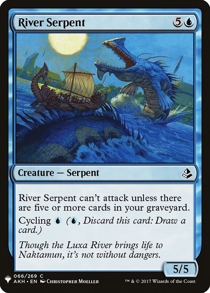 Serpiente del río [Potenciador misterioso] 
