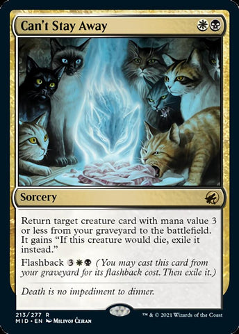 No puedo alejarme [Innistrad: Caza de medianoche] 