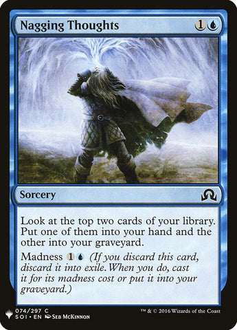 Pensamientos molestos [Mystery Booster] 