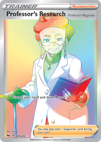 Investigación del profesor (209/202) [Espada y escudo: conjunto básico] 