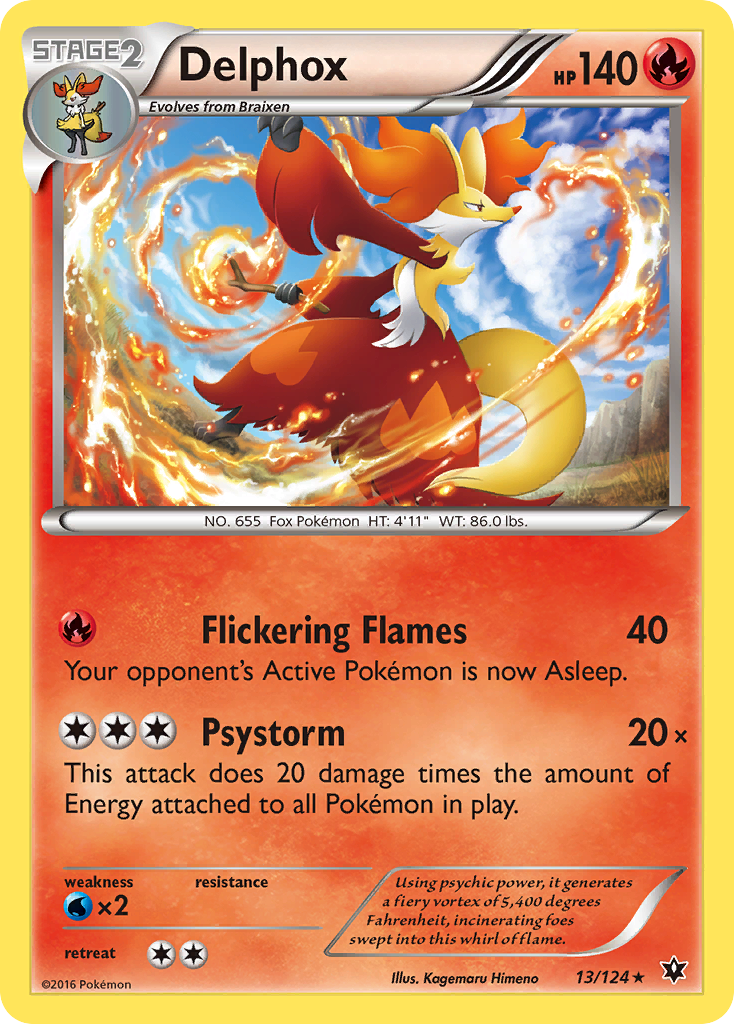 Delphox (13/124) [XY: Destinos en colisión] 