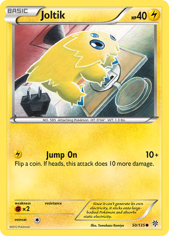 Joltik (50/135) [Blanco y negro: Tormenta de plasma] 